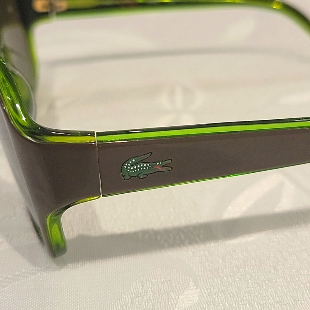 Lacoste Green and Brown Sunglasses - Picture 4 of 6